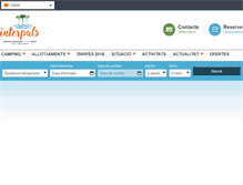 Tablet Screenshot of interpals.com